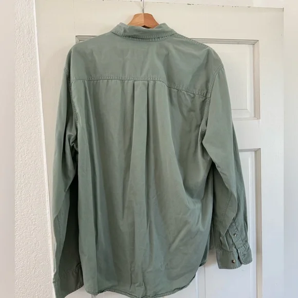 Green Eddie Bauer Button Down Shirt - Picture 2 of 5